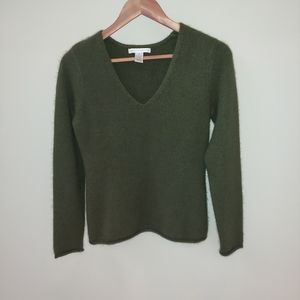 Sarah Spencer anhora blend v-neck sweater size S